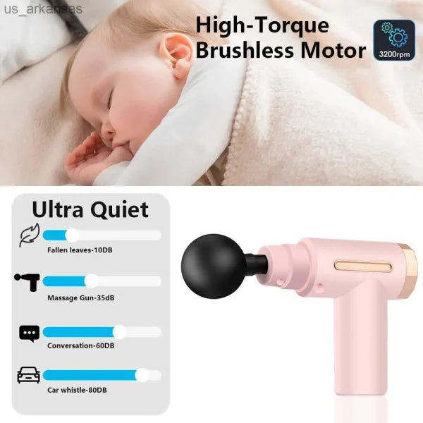 Muscle Massage Gun with 4 Heads FH-820 | Helps With Muscle Stiffness