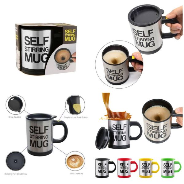 Self Stirring Mug | Cell Operated